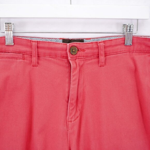 DAMAGED Jachs New York Blecker Fit Pink Chino Cotton Spandex Shorts 38 / 9 Mid R - Picture 2 of 11